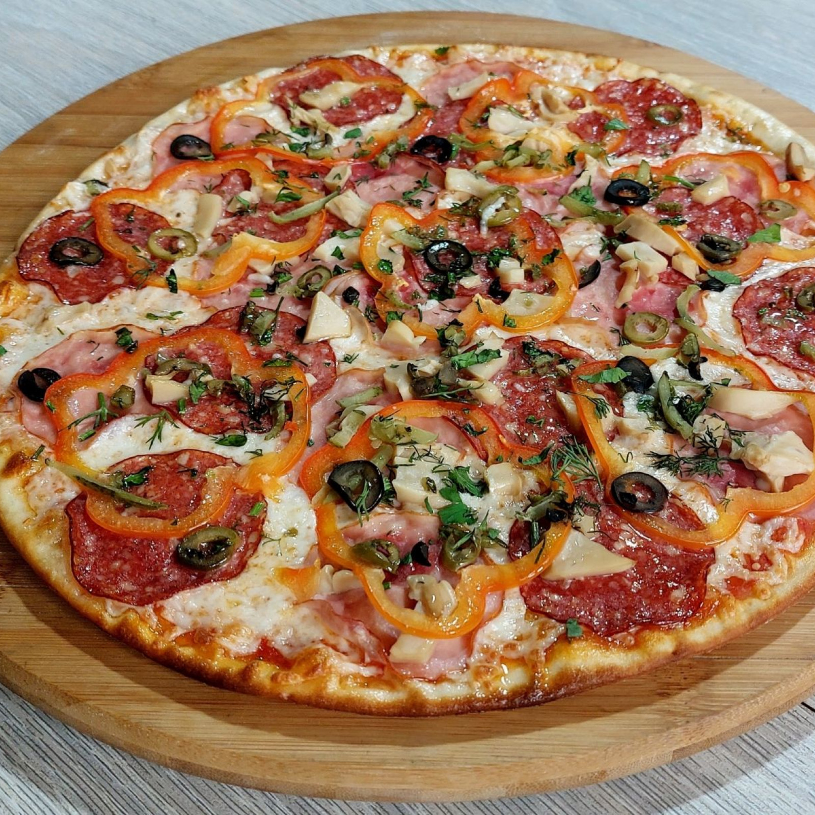 четырехъярусная пицца рецепт фото 25